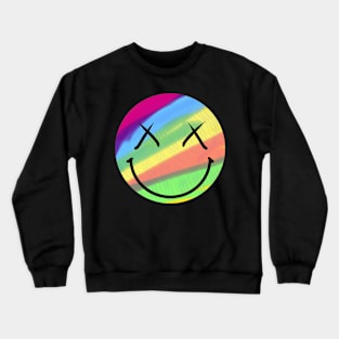 Smiley Face colorful series Crewneck Sweatshirt